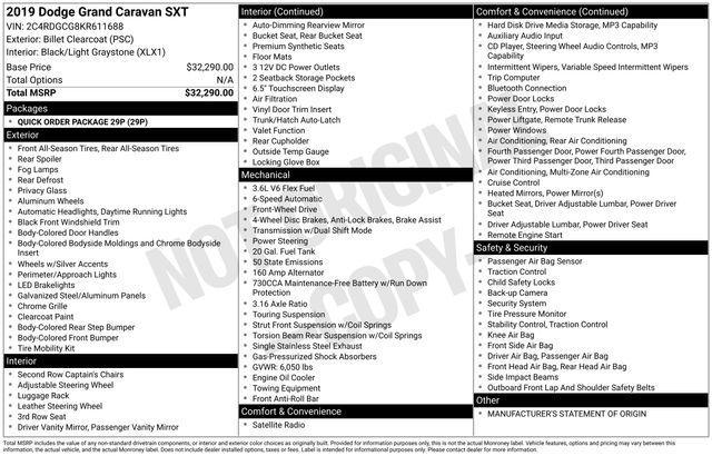 used 2019 Dodge Grand Caravan car, priced at $11,375