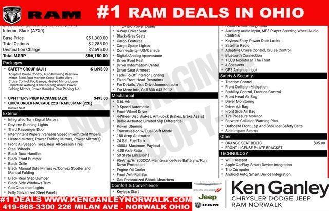 new 2026 Ram ProMaster 2500 car, priced at $53,690