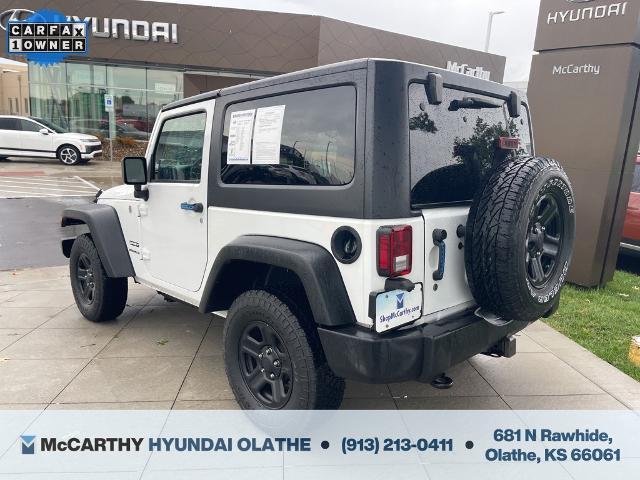 used 2017 Jeep Wrangler car, priced at $20,989