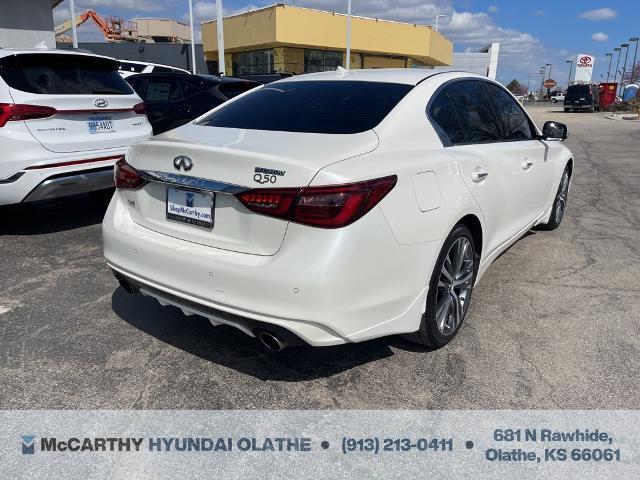 used 2022 INFINITI Q50 car, priced at $31,999