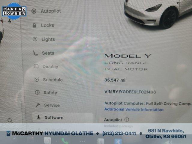 used 2020 Tesla Model Y car, priced at $27,948