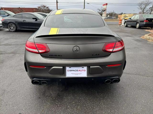 used 2020 Mercedes-Benz AMG C 43 car, priced at $39,500