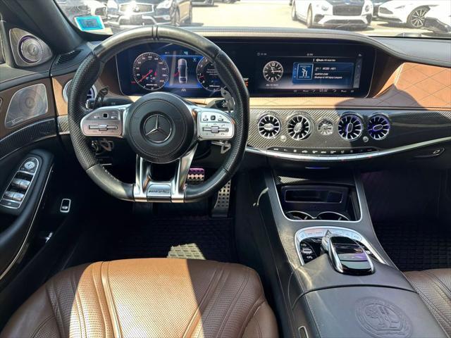 used 2018 Mercedes-Benz AMG S 63 car, priced at $53,300