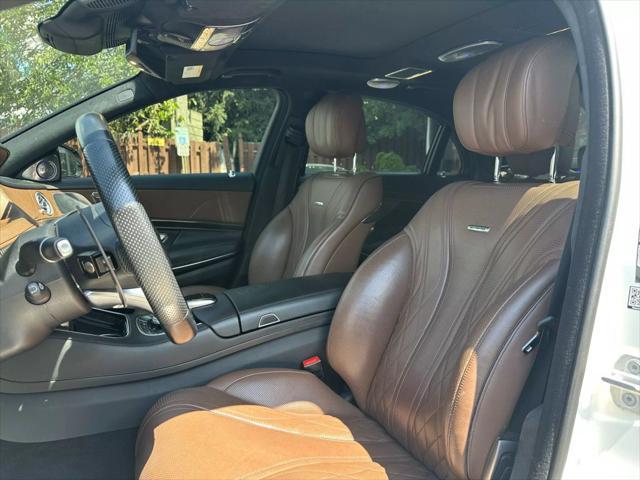 used 2018 Mercedes-Benz AMG S 63 car, priced at $53,300