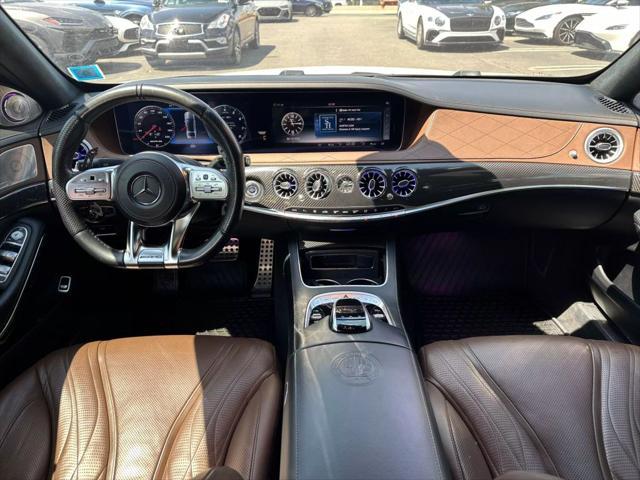 used 2018 Mercedes-Benz AMG S 63 car, priced at $53,300