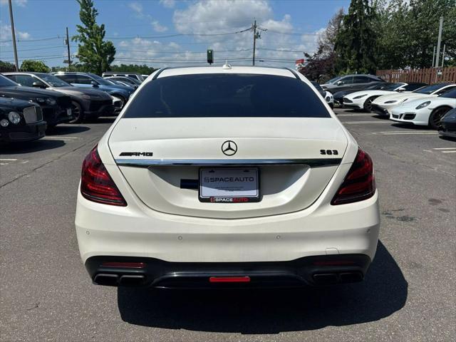 used 2018 Mercedes-Benz AMG S 63 car, priced at $53,300