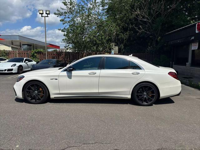 used 2018 Mercedes-Benz AMG S 63 car, priced at $53,300