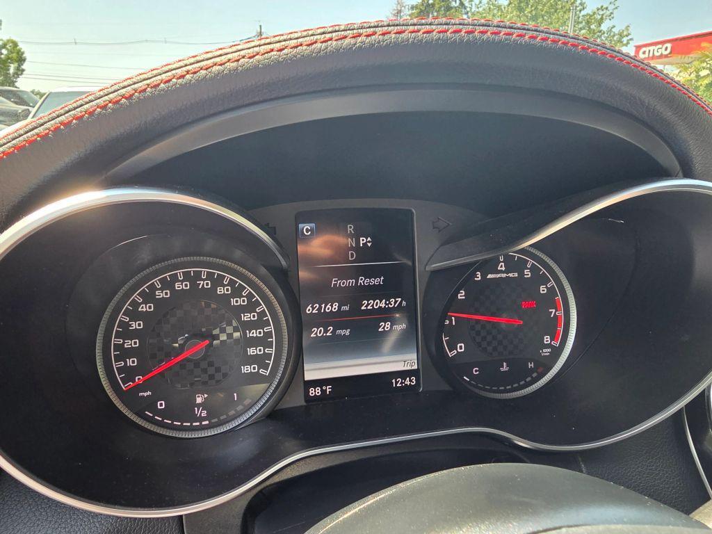 used 2018 Mercedes-Benz AMG C 43 car, priced at $28,400