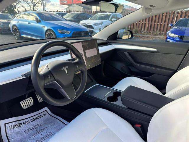 used 2022 Tesla Model 3 car, priced at $31,000