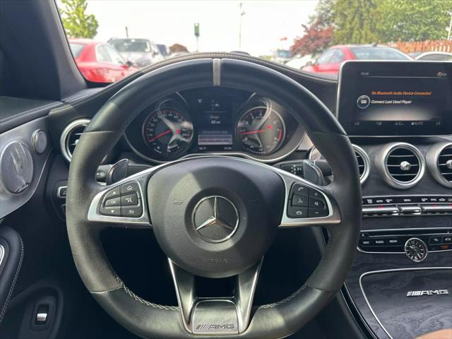 used 2017 Mercedes-Benz AMG C 63 car, priced at $44,000