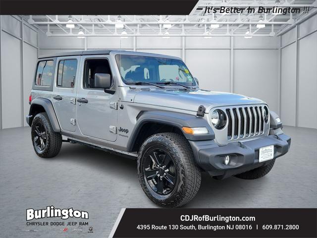 used 2021 Jeep Wrangler Unlimited car, priced at $31,500