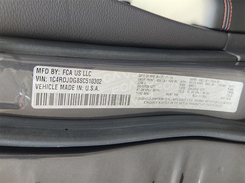 new 2025 Dodge Durango car, priced at $51,480