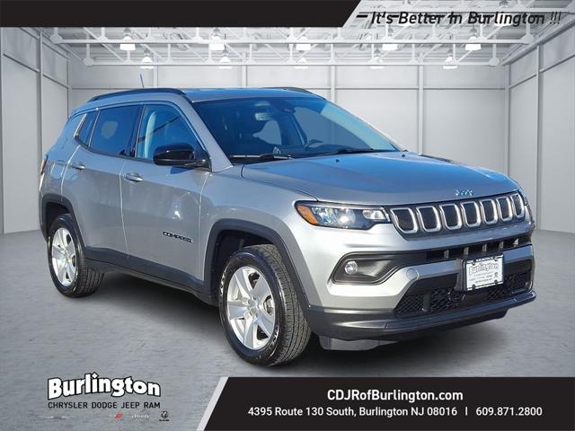 used 2022 Jeep Compass car, priced at $22,700