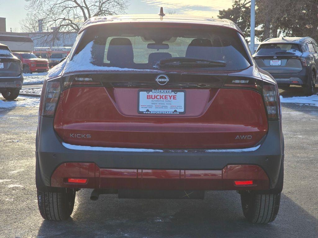 new 2025 Nissan Kicks car, priced at $27,323