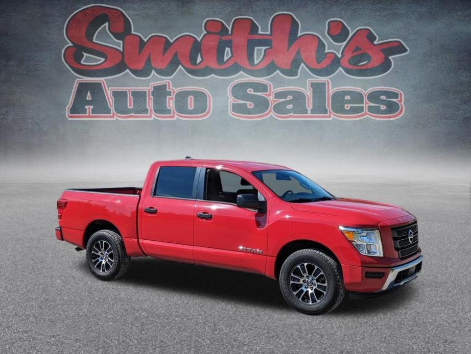 used 2022 Nissan Titan car, priced at $32,900