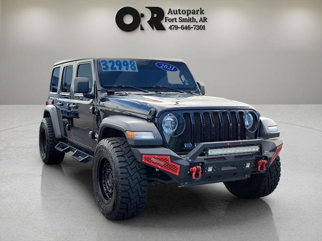 used 2021 Jeep Wrangler Unlimited car, priced at $28,435