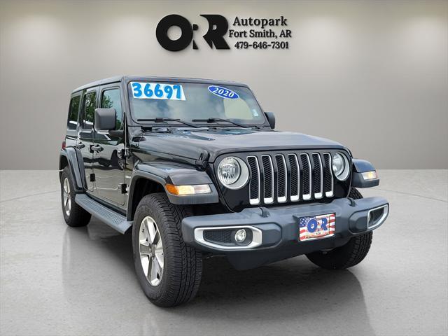 used 2020 Jeep Wrangler Unlimited car, priced at $34,806