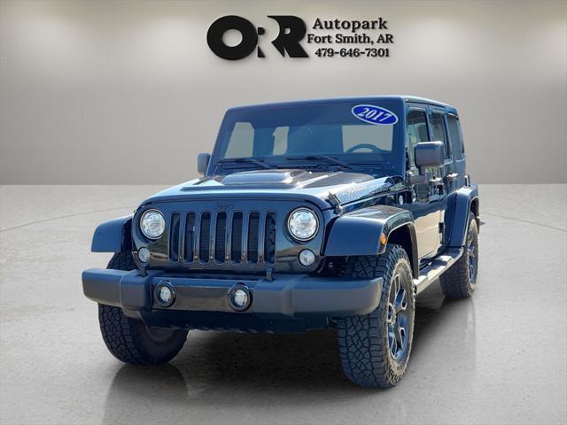 used 2017 Jeep Wrangler Unlimited car, priced at $22,487