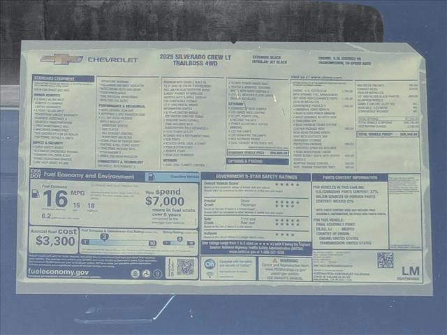new 2025 Chevrolet Silverado 1500 car, priced at $60,673