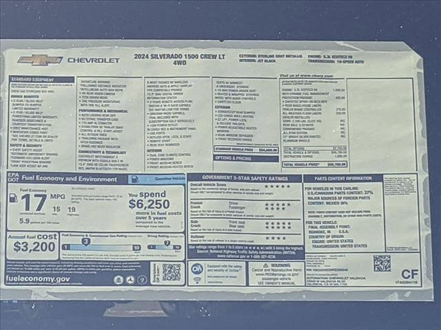 new 2024 Chevrolet Silverado 1500 car, priced at $51,729