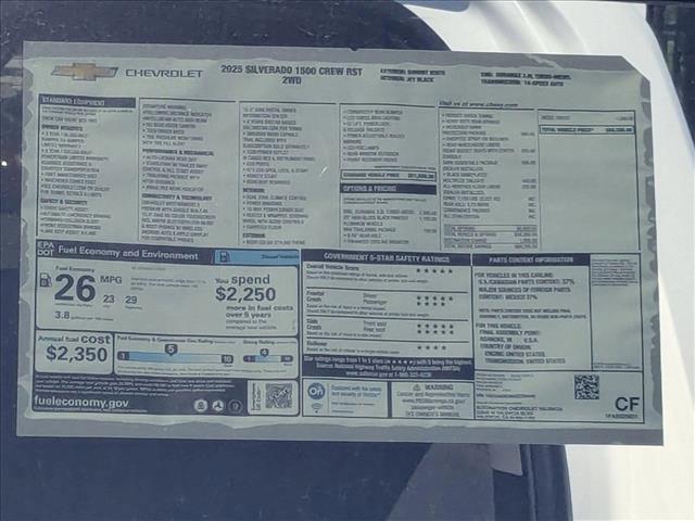 new 2025 Chevrolet Silverado 1500 car, priced at $55,380