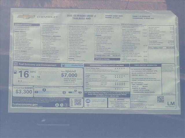 new 2025 Chevrolet Silverado 1500 car, priced at $62,283