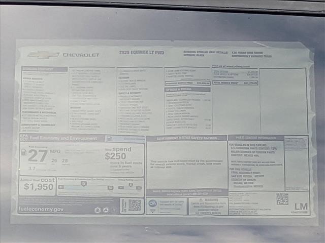 new 2025 Chevrolet Equinox car, priced at $30,493