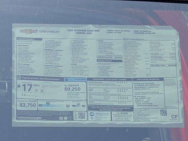new 2025 Chevrolet Silverado 1500 car, priced at $77,177