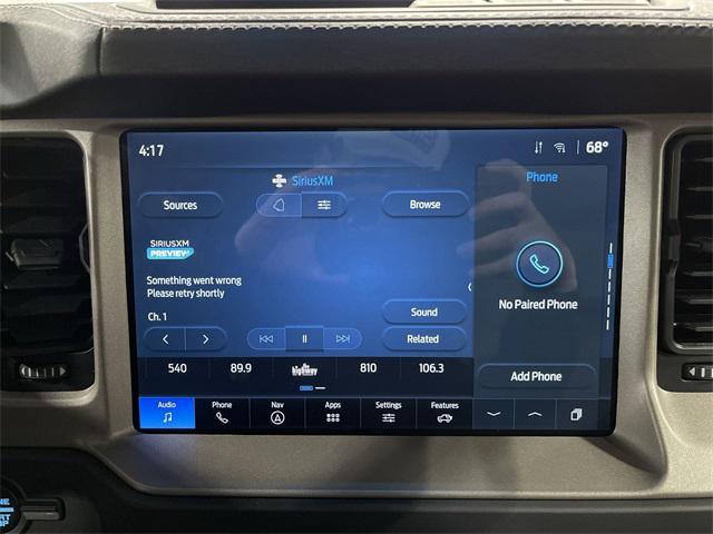 new 2025 Ford Bronco car, priced at $52,555