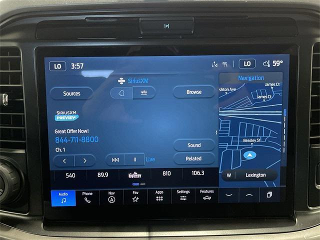 new 2025 Ford F-150 car, priced at $57,195