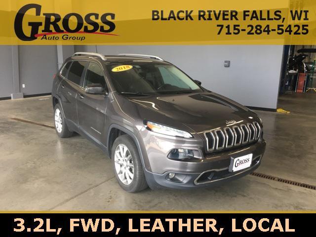 used 2018 Jeep Cherokee car, priced at $15,789