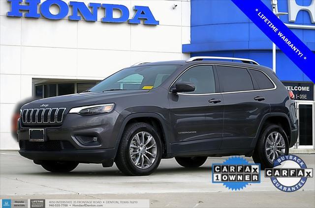 used 2021 Jeep Cherokee car, priced at $21,998