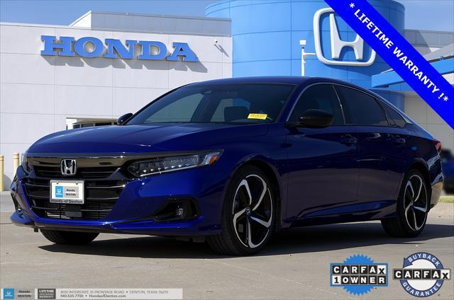 used 2022 Honda Accord car, priced at $25,387