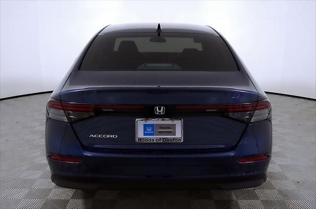 new 2025 Honda Accord car, priced at $31,710