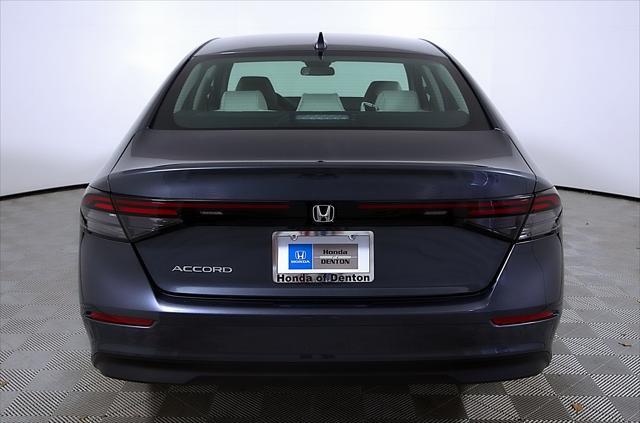 new 2024 Honda Accord car, priced at $31,005