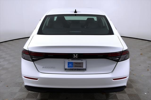 new 2025 Honda Accord car, priced at $32,165