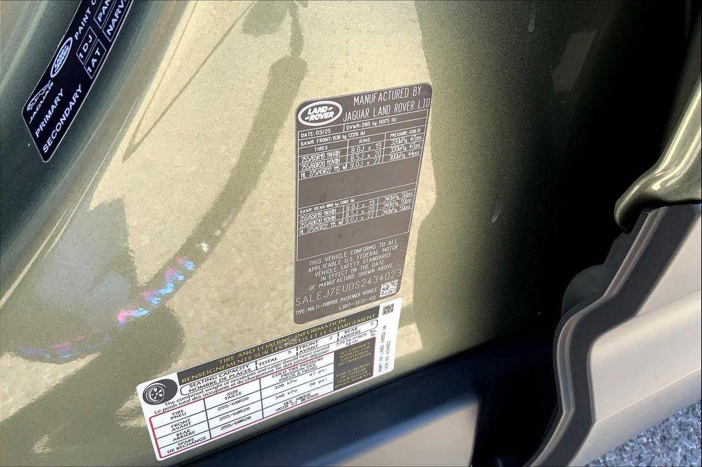 new 2025 Land Rover Defender car, priced at $82,508