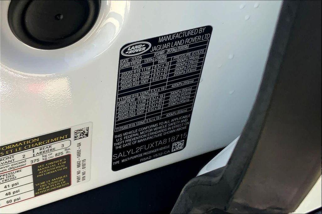 new 2026 Land Rover Range Rover Velar car, priced at $80,720