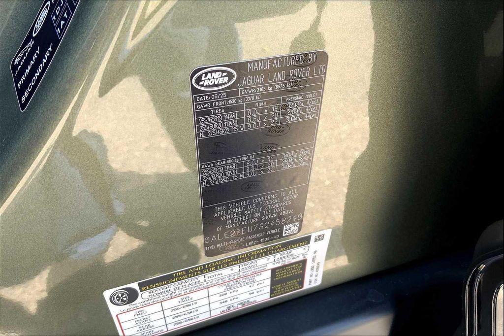 new 2025 Land Rover Defender car, priced at $79,338