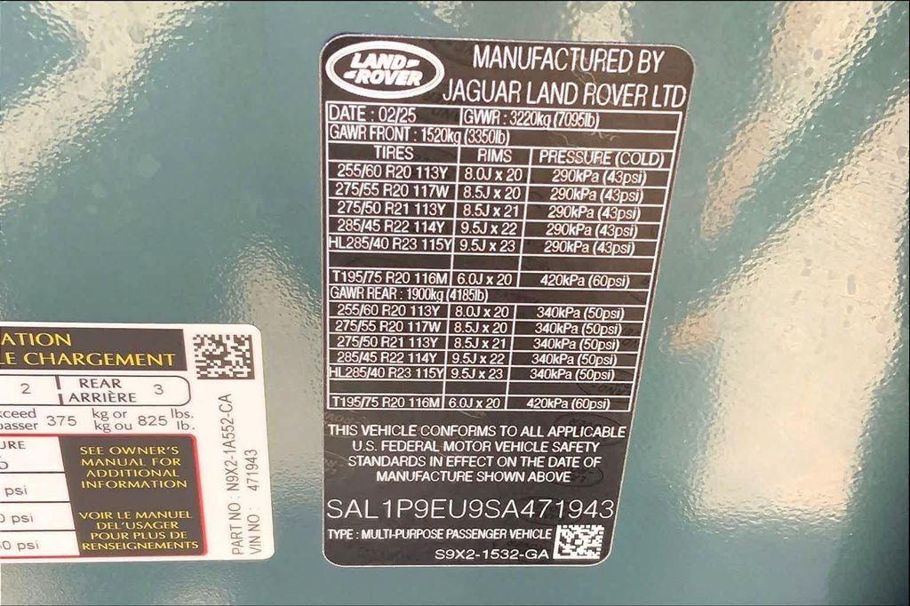 new 2025 Land Rover Range Rover Sport car, priced at $89,215