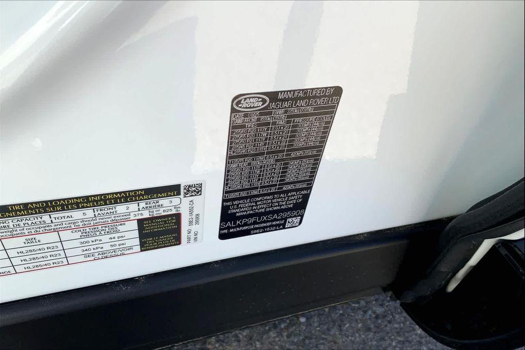 new 2025 Land Rover Range Rover car, priced at $130,500