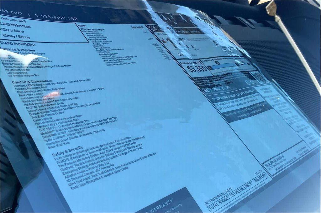 new 2025 Land Rover Defender car, priced at $65,295