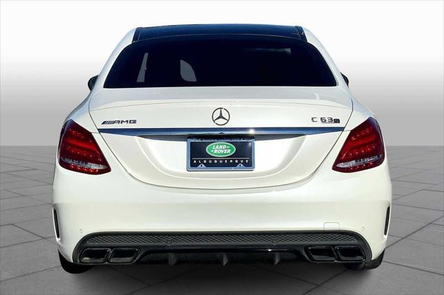 used 2018 Mercedes-Benz AMG C 63 car, priced at $43,000