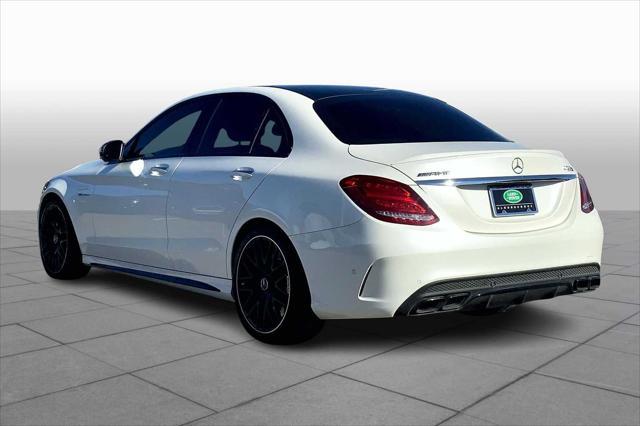 used 2018 Mercedes-Benz AMG C 63 car, priced at $43,000