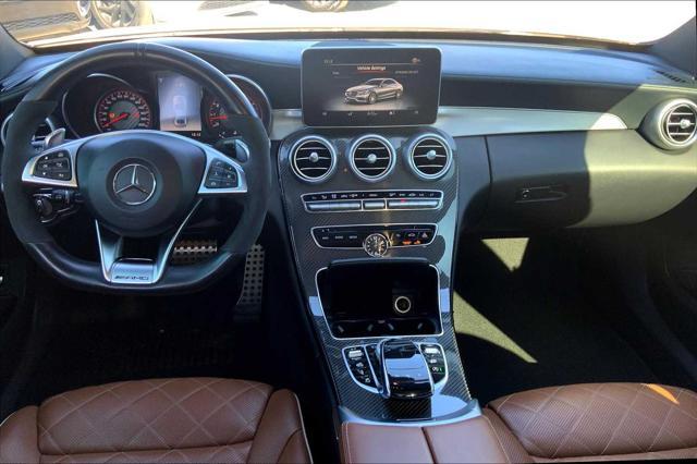 used 2018 Mercedes-Benz AMG C 63 car, priced at $43,000