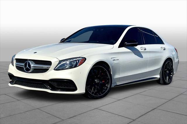 used 2018 Mercedes-Benz AMG C 63 car, priced at $43,000