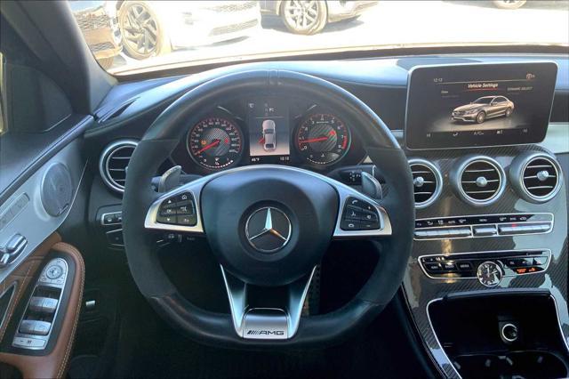 used 2018 Mercedes-Benz AMG C 63 car, priced at $43,000