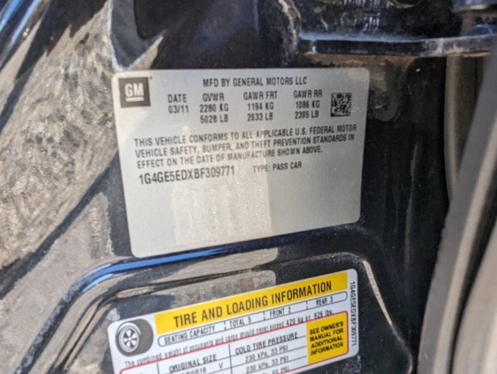 used 2011 Buick LaCrosse car, priced at $3,900