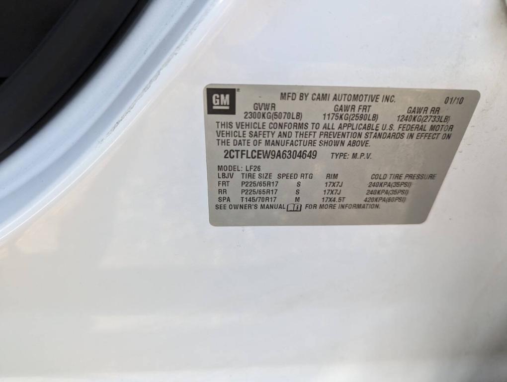 used 2010 GMC Terrain car, priced at $4,800
