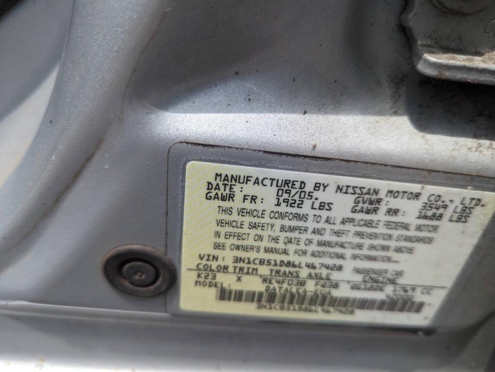 used 2006 Nissan Sentra car, priced at $2,700